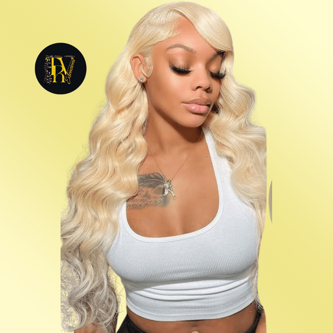 TRV EXTENSIONS  Blonde Ambition – #613 Raw  Wave Blonde Hair 18-30