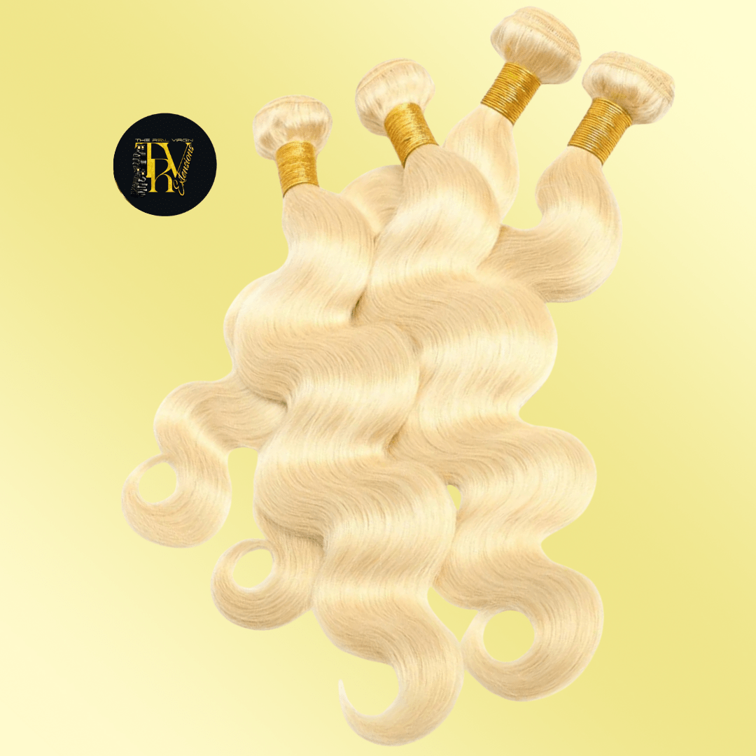 TRV EXTENSIONS  Blonde Ambition – #613 Raw  Wave Blonde Hair 18-30