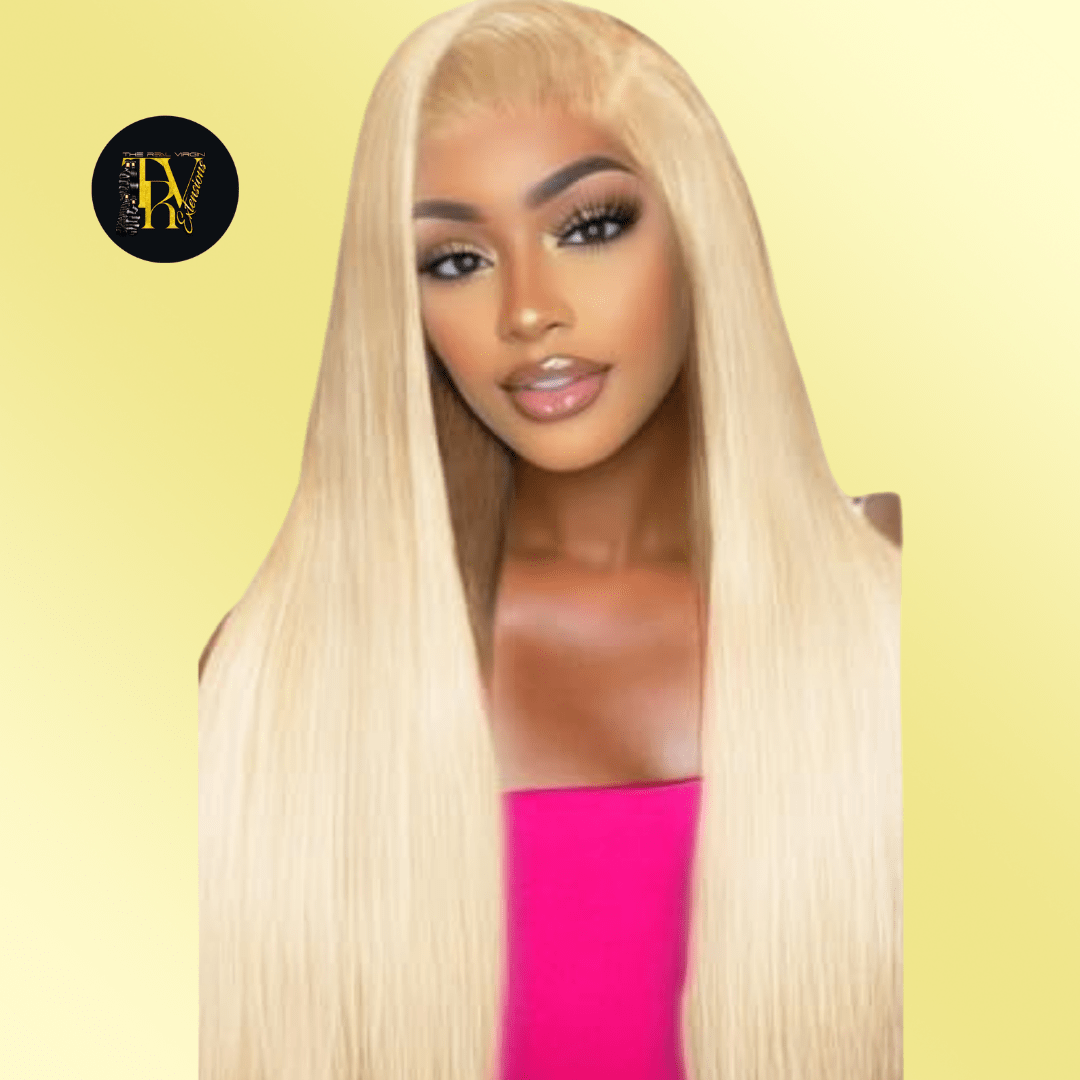 TRV EXTENSIONS Hair Bundles Blonde Ambition – #613 Raw Blonde Hair (Straight)  18-30